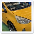 AQUAでダートラ車を作る　３　ショック交換 - スバル専門店 KITserviceの日常