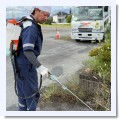除草剤散布＆草刈り - スバル専門店 KITserviceの日常